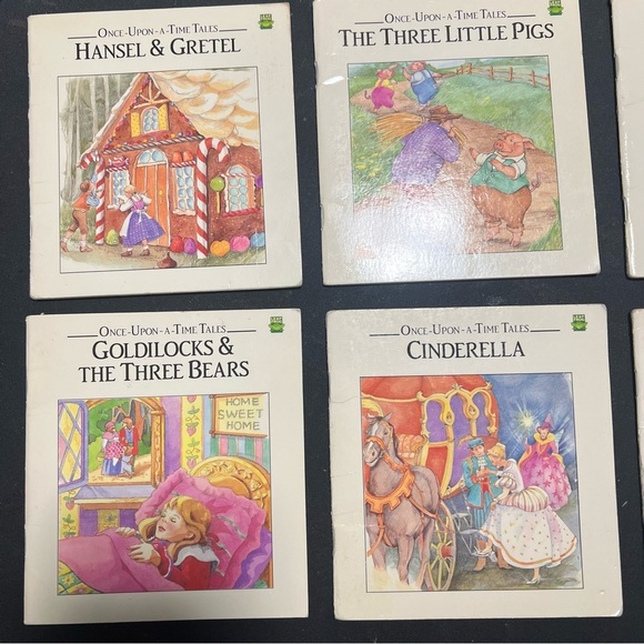 Once Upon A Time Tales 1992 Leap Frog Fairy Tales Children's Books Lot of 8 Vntg - Picture 2 of 7